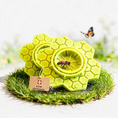 Insectana Bienentr&auml;nke | 2er-Set aus Silikon | f&uuml;r Garten und Balkon